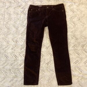 Gap Velvet Skinny Jeans